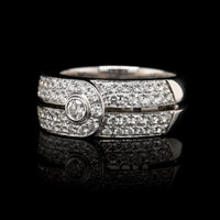 Di Modolo 18K White Gold Estate Diamond Ring