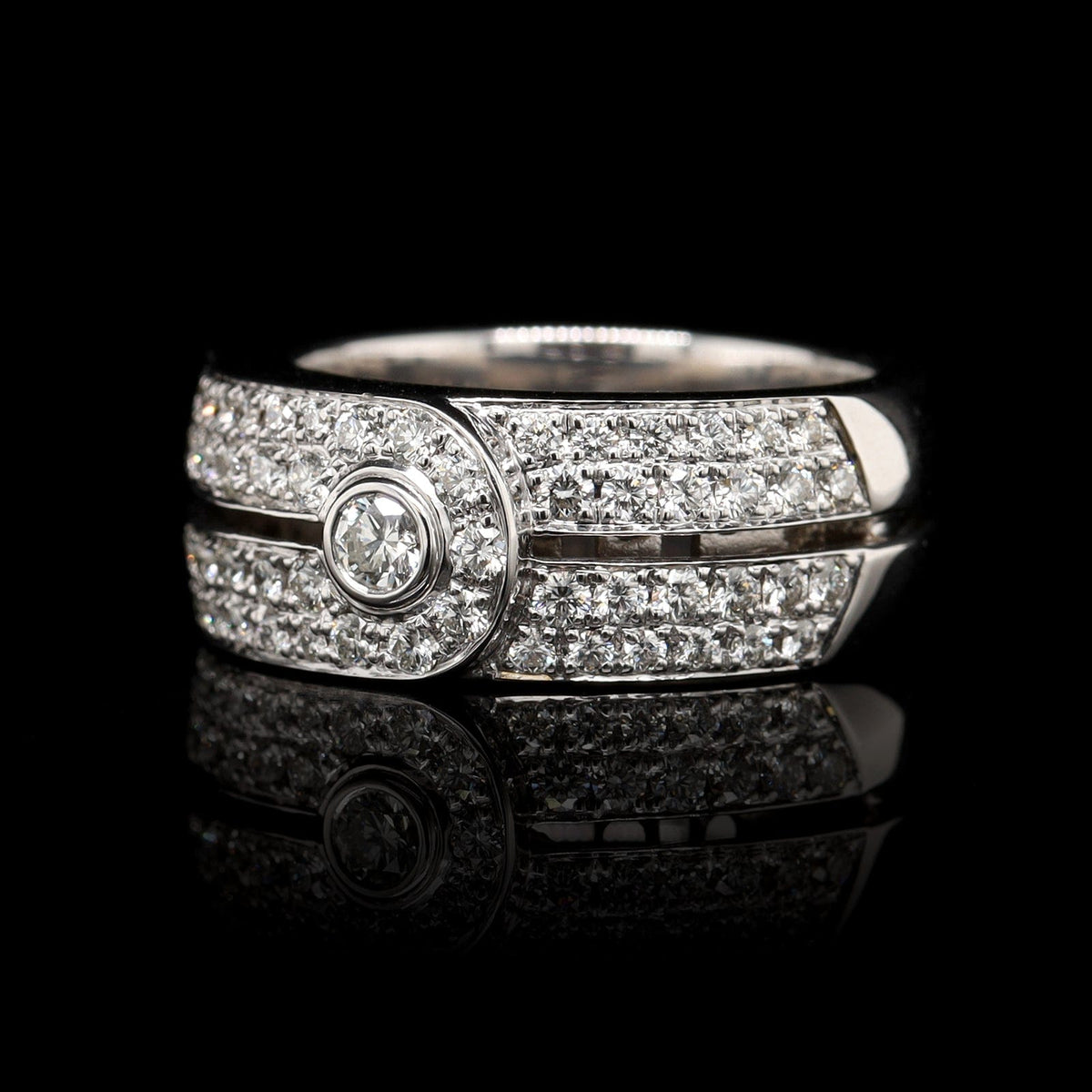 Di Modolo 18K White Gold Estate Diamond Ring – Long's Jewelers
