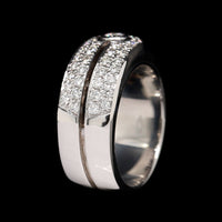 Di Modolo 18K White Gold Estate Diamond Ring