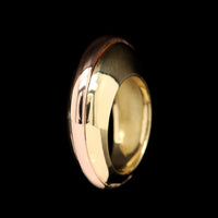 18K Yellow and Rose Gold Estate Dome Ring