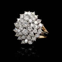 14K Two-tone Gold Estate Diamond Ring