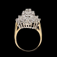 14K Two-tone Gold Estate Diamond Ring