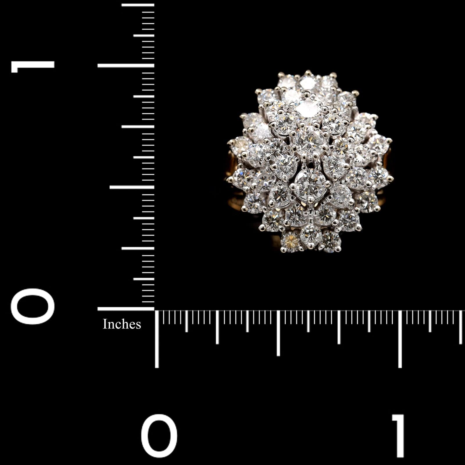 14K Two-tone Gold Estate Diamond Ring