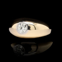 14K Yellow Gold Estate Diamond Ring