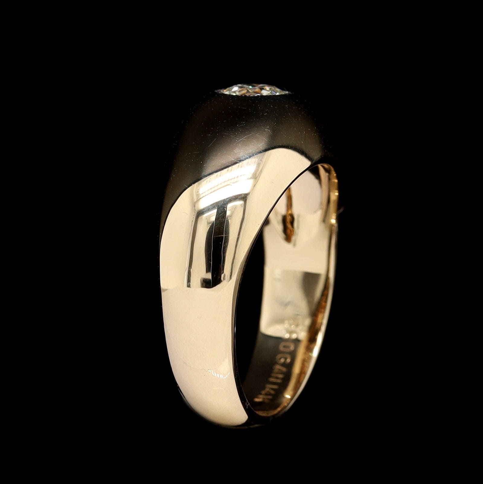 14K Yellow Gold Estate Diamond Ring