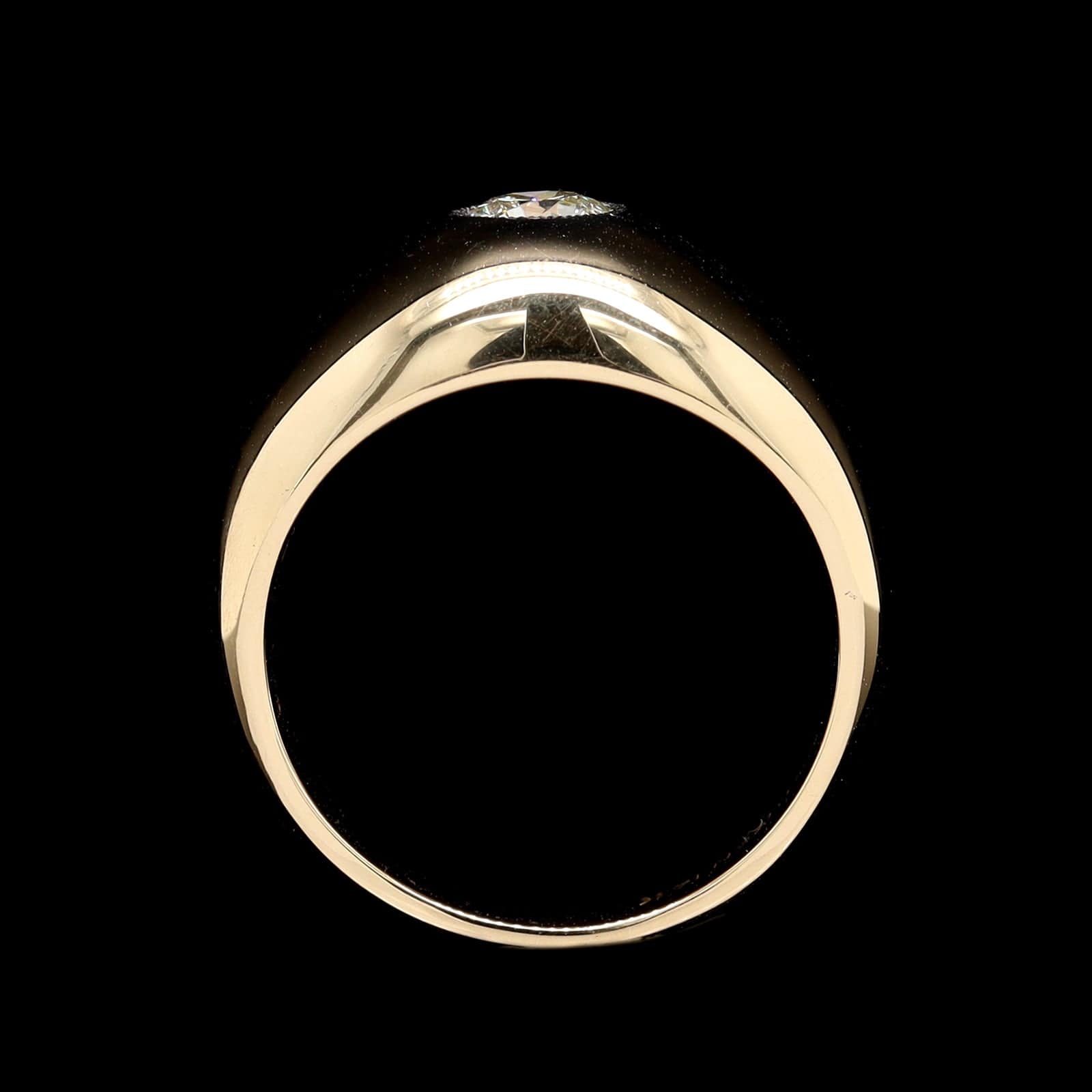 14K Yellow Gold Estate Diamond Ring