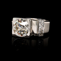 Platinum Estate Diamond Ring