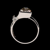 Platinum Estate Diamond Ring