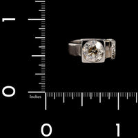 Platinum Estate Diamond Ring