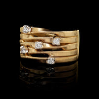 Marco Bicego 18K Two-tone Gold Estate Diamond Marrakech Ring