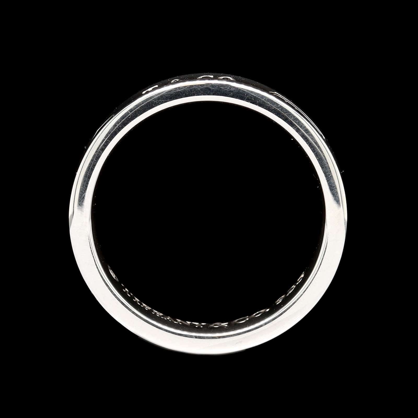 Tiffany & Co. Sterling Silver Estate 1834 Narrow Band