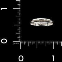 Tiffany & Co. Sterling Silver Estate 1834 Narrow Band