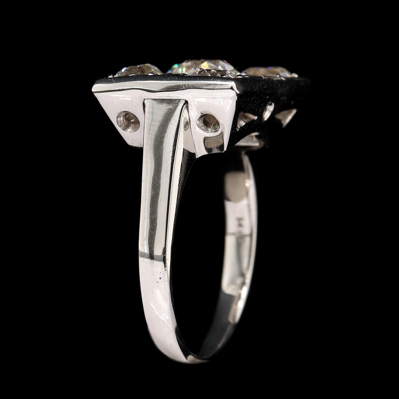 Vintage Estate Platinum Diamond Ring