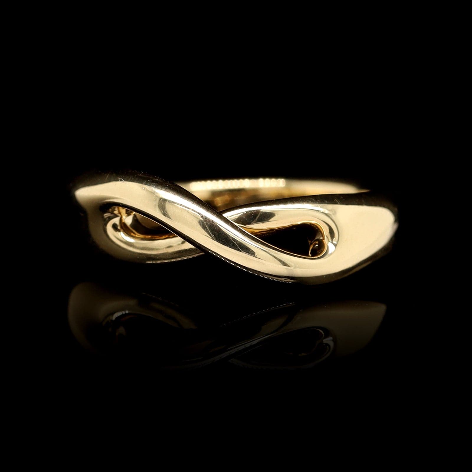 Tiffany & Co. 18K Yellow Gold Estate Infinity Ring