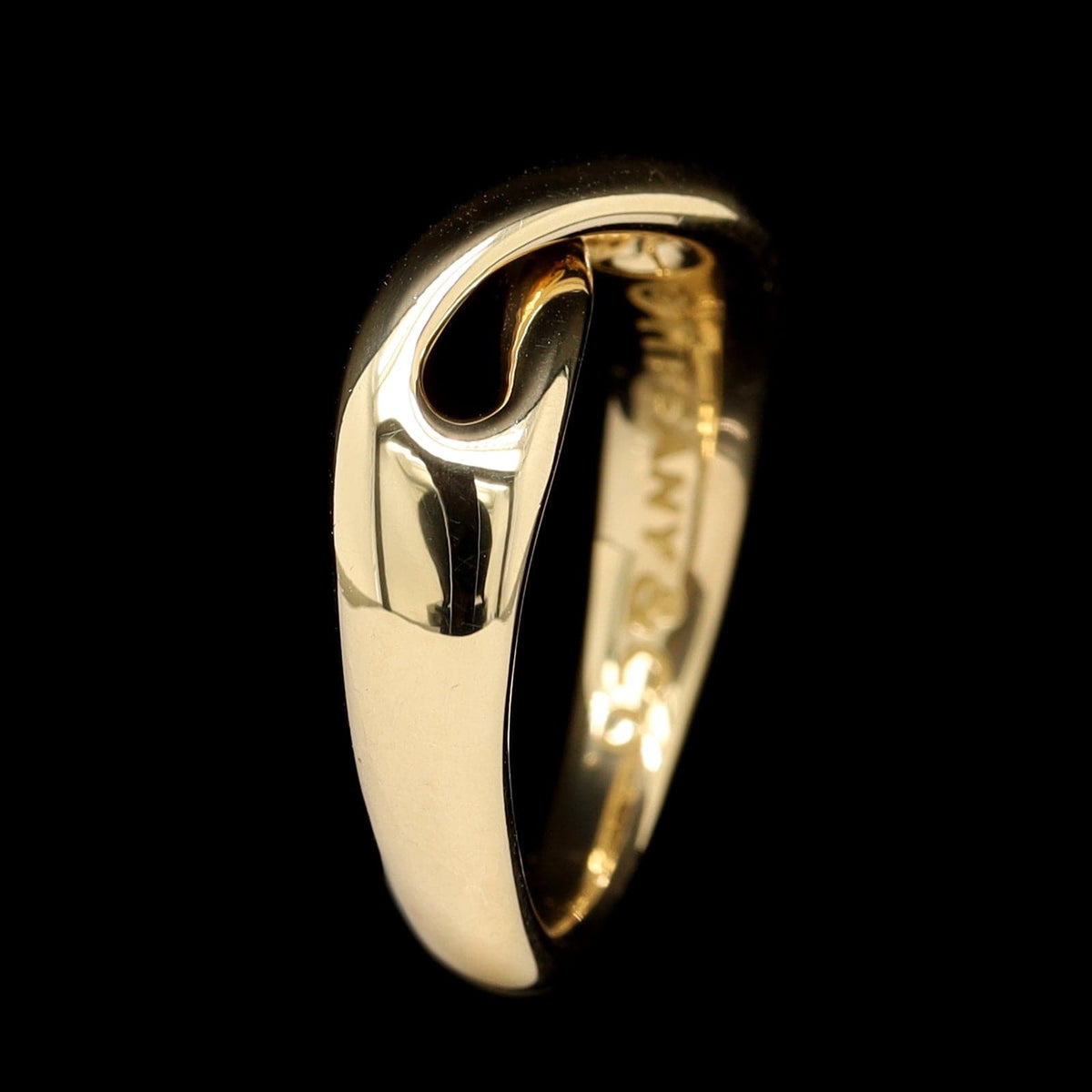 Tiffany & Co. 18K Yellow Gold Estate Infinity Ring