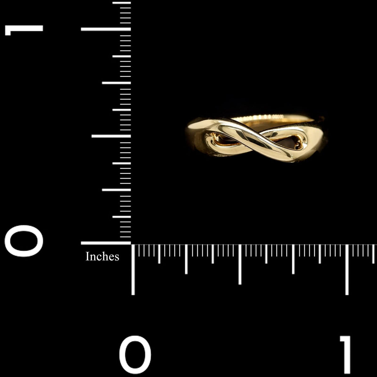 Tiffany & Co. 18K Yellow Gold Estate Infinity Ring