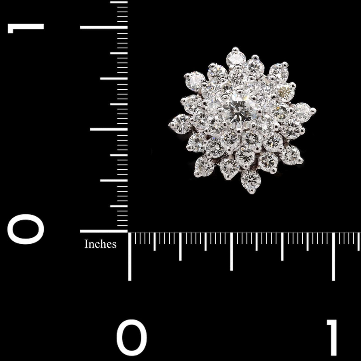 14K White Gold Estate Diamond Ring