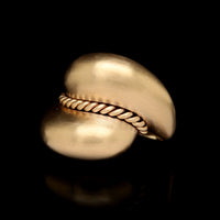 18K Yellow Gold Estate Domed Fashion Ring
