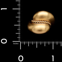 18K Yellow Gold Estate Domed Fashion Ring