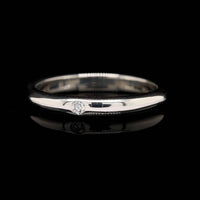 Tiffany & Co. Elsa Peretti Sterling Silver Estate Diamond Stacking Band