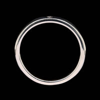 Tiffany & Co. Elsa Peretti Sterling Silver Estate Diamond Stacking Band