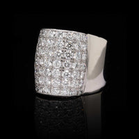14K White Gold Estate Diamond Ring