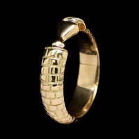 18K Yellow Gold Estate Diamond Ring