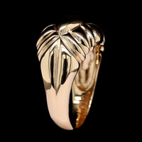 14K Yellow Gold Estate Dome Ring