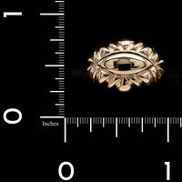 14K Yellow Gold Estate Dome Ring