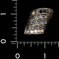 John Hardy Sterling Silver and 18K Yellow Gold Jaisalmer Dot Ring
