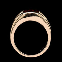 14K Yellow Gold Estate Red Spinel Ring