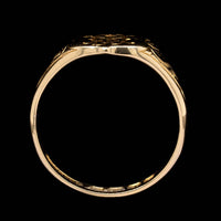 Antique 18K Yellow Gold Estate Signet Ring