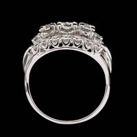 18K White Gold Estate Diamond Ring