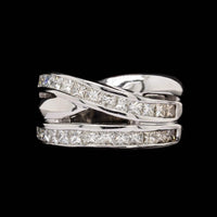 14K White Gold Estate Diamond Ring