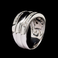 14K White Gold Estate Diamond Ring