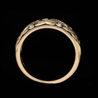 Alex Sepkus 18K Yellow Gold Estate Diamond Vine Ring