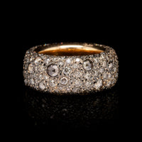 Pomellato 18K Rose Gold Estate Diamond Tango Eternity Band