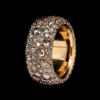 Pomellato 18K Rose Gold Estate Diamond Tango Eternity Band