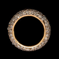 Pomellato 18K Rose Gold Estate Diamond Tango Eternity Band