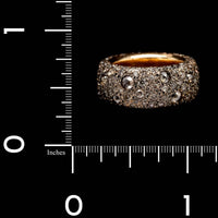 Pomellato 18K Rose Gold Estate Diamond Tango Eternity Band
