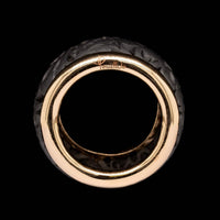 Pomellato 18K Rose Gold and Titanium Estate Arabesque Ring
