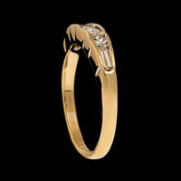 14K Yellow Gold Estate Diamond Ring