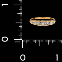 14K Yellow Gold Estate Diamond Ring