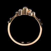 18K Yellow Gold Estate Diamond Ring