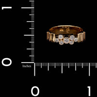 18K Yellow Gold Estate Diamond Ring