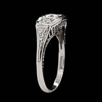 Vintage Platinum Estate Diamond Ring