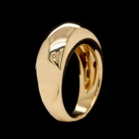 18K Yellow Gold Estate Dome Ring