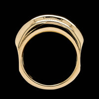 18K Yellow Gold Estate Dome Ring