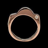 14K Tricolor Gold Estate Stack Ring