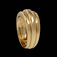 14K Yellow Gold Estate Diamond Ring